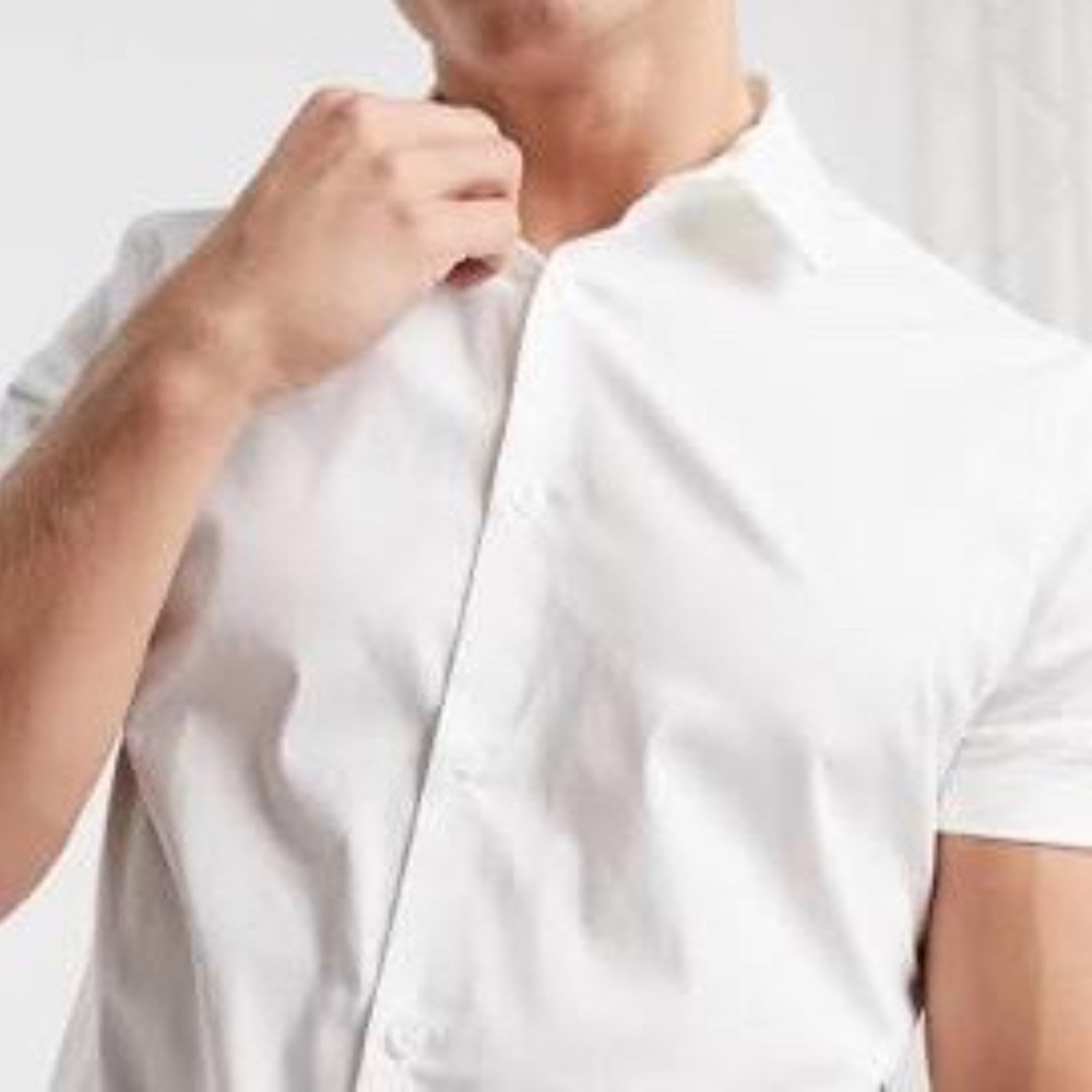Classic White Men's Shirt